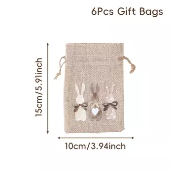 Пасхальные сувенирные сумки Wayfun 3 штуки