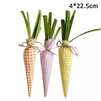 Пасхальные тканевые украшения из хлопка