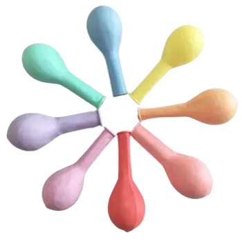 Пастельные воздушные шары MicroPlush 5/10 дюймов розовый синий желтый