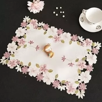 Пасторальный хлопковый коврик для салфеток