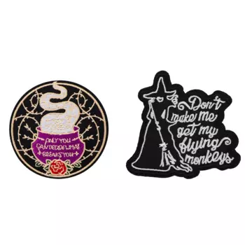 Патчи с цитатами Witch, патчи с вышивкой утюгом для одежды, термоклейкие нашивки на рюкзаки, самодельные наклейки на куртки для женщин