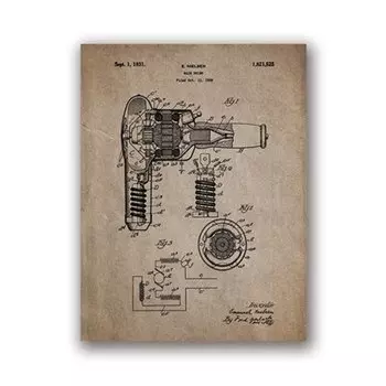 Патентные плакаты для парикмахерской Yoolife