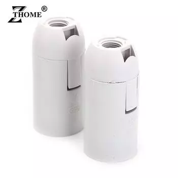 Патроны для ламп E14, 2 шт., черный/белый