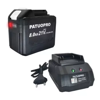 PATUOPRO 18-21V 8.0Ah Литий-ионный аккумулятор для Makita