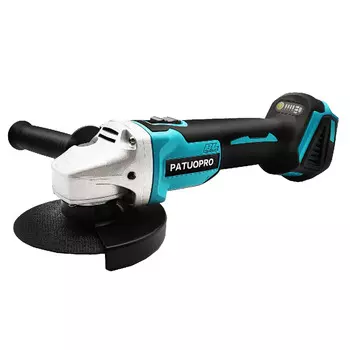 PATUOPRO Беспроводная угловая шлифовальная машина 125 мм