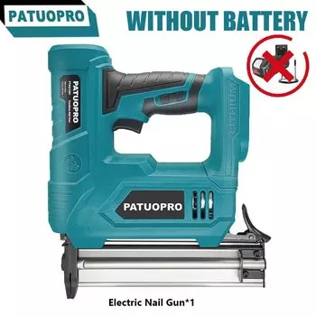 PATUOPRO Беспроводной электрический пистолет для ногтей 18В