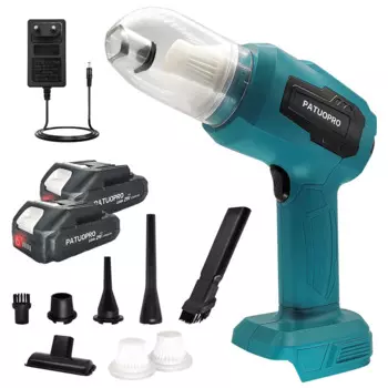 PATUOPRO Беспроводной мини-пылесос для автомобиля 18В