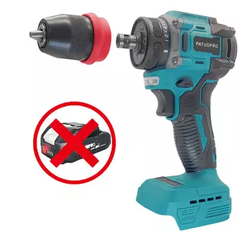 PATUOPRO Беспроводной шуруповерт-дрель 2 скорости для аккумулятора Makita 18В