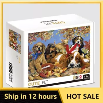 Пазл для взрослых 70*50 см, 1000 шт., пазлы из бумаги, милый питомец, знаменитая серия рисования, обучающие игрушки для творчества, подарки