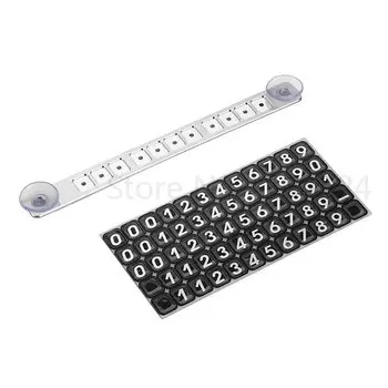 Пазл Карта автомобильной временной парковки с телефонным номером карта с уведомлениями, табличка на присоске для стайлинга автомобилей, аксессуары для Карт С телефонным номером