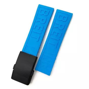 PCAVO 22 мм 24 мм плетеный силиконовый резиновый ремешок для часов Замена для Avenger Superocean Heritage ремешок для часов браслеты