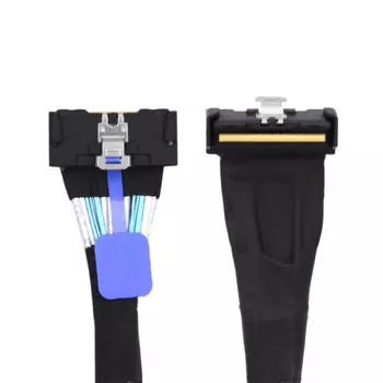 PCI-E Slimline SAS 8i 74Pin папа-MCIO 74Pin папа Mini Cool Edge IO MCIO PCI-E 5,0 угловой Удлинительный кабель 35 см