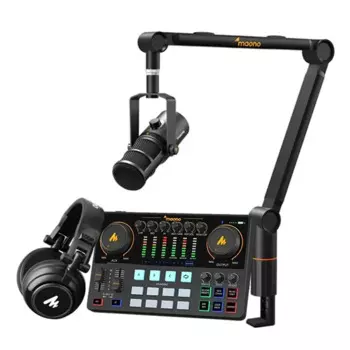 PD400X XLR Динамический микрофон для подкастов Прочный и стабильный комплект оборудования для подкастов Сверхмощная микрофонная подставка для радио