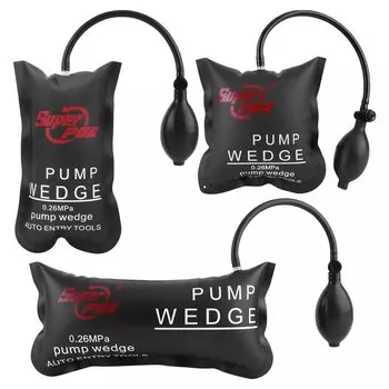 PDR Воздушный клиновой мешок PDR Насос Автомобильный слесарный инструмент для ремонта вмятин Профессиональный комплект для выравнивания и инструмент для выравнивания Надувная сумка для прокладок 3 размера
