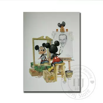Печать на холсте MINISO Микки Мышь ABSTRACT