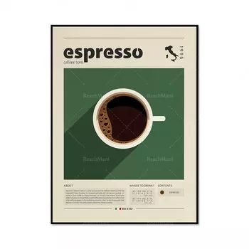 Печать на холсте ReachMani "Кафе"