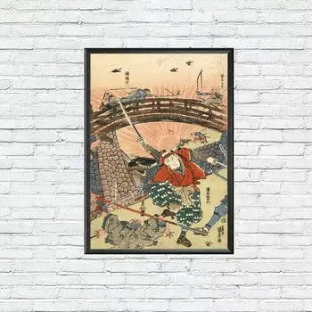 Печать на холсте ReachMani Самурайский бой