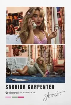 Печать на холсте Сабрина плотник yiqing