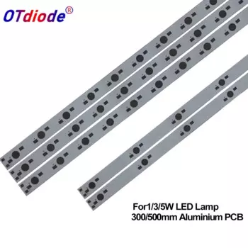 Алюминиевая база для светодиодов OTdiode 500 мм * 10 мм / 300*10 мм