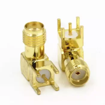 Печатная плата монтаж SMA разъем прямоугольный RF коаксиальный паяльный Разъем конвертер позолоченный