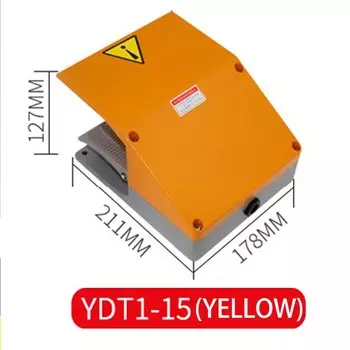 Педаль YDT1 Series 1NO 1NC/2NO 2NC для ног, алюминиевая оболочка для управления двумя/четырьмя каналами