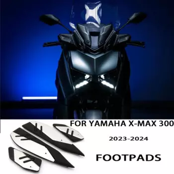 Педали XMAX 300 2023 2024, аксессуары, Нескользящие педали для ног или мотоциклетные колышки YAMAHA X-MAX 300, нескользящая педаль