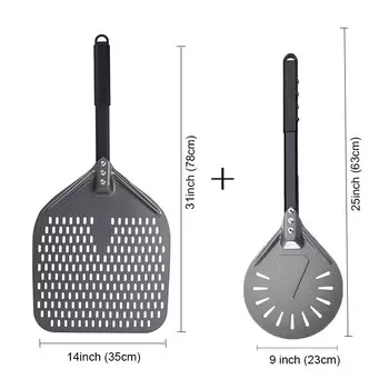 Пекарская лопатка для пиццы Pizzathome 14/13/12 дюймов