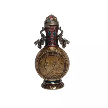 Пекинская конфетная бутылка, табак, Подарочная коробка, голова юаня, Shikai art