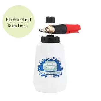 пеногенератор мойка для автомобиля пеногенератор huter пенообразователь мойка высокого давления пеногенератор для мойки пенная насадка Пенная насадка, пенораспылитель для шлангов моек высокого давления, 1 л, 1/4