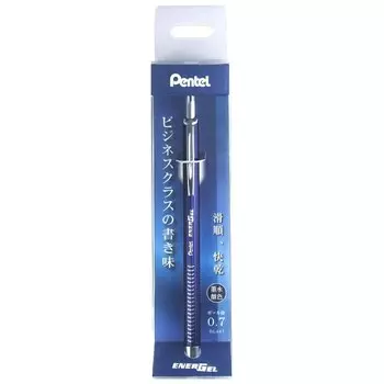 Pentel ENERGEL черная гелевая ручка 0,7 мм