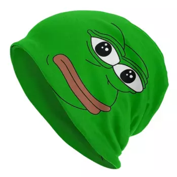Pepe лягушка Peepo Emote Унисекс Взрослые облегающие шапки вязаная шапка шляпа теплая Модная осенне-зимняя уличная шапка шапки