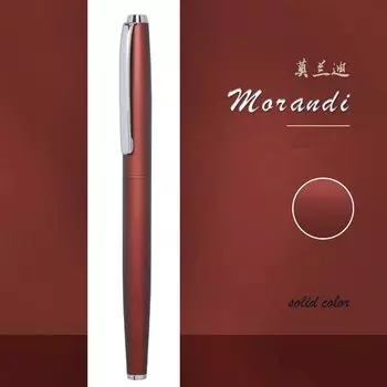 Перьевая ручка BJFACAI золотое перо серая