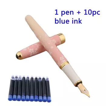 Перьевая ручка Chouxiongluwei 83 с розовыми цветами