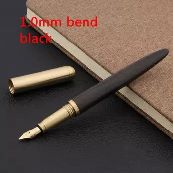 Перьевая ручка Chouxiongluwei красная деревянная с золотым наконечником