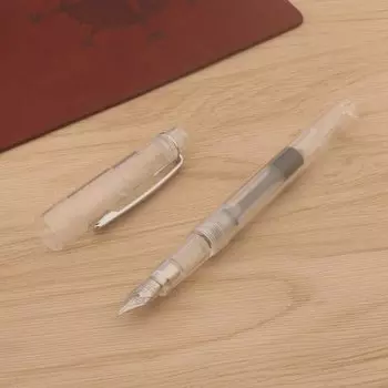 Перьевая ручка Chouxiongluwei прозрачная белая