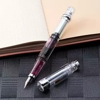 Перьевая ручка Chouxiongluwei прозрачная белая EF/F