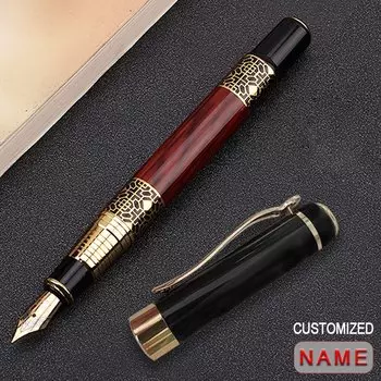 Перьевая ручка FFHUOHUO, нержавеющая сталь