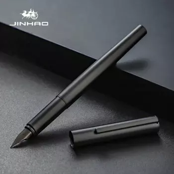 Перьевая ручка JINHAO 35 черная сталь EF/F