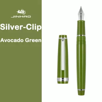 Перьевая ручка JINHAO 82 серебристый зажим