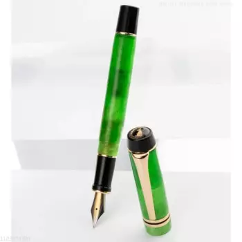 Перьевая ручка Kaigelu Torpedo, иридиевая Золотая перьевая ручка EF/F/M/длинный нож 0,38/0,5/0,7 мм, искусственная ручка для письма, гладкие деловые канцелярские подарки