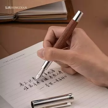 LT Hongdian авторучка из черного дерева/красного сандалового дерева