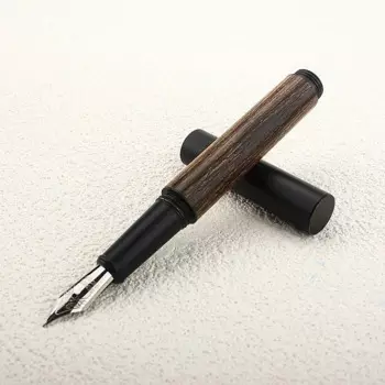 Перьевая ручка MONTE MOUNT 9906 мини черная бронза дерево