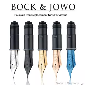 Перьевая ручка No.6 BOCK, EF F M B, сменные наконечники для Asvine V169 P20 P30 V126, школьные письменные принадлежности, Канцтовары