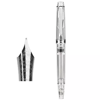 Перьевая ручка PENBBS 268 прозрачная иридиевая М