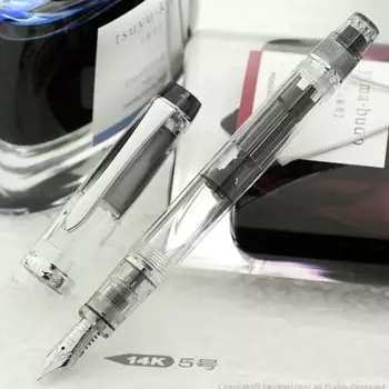 Перьевая ручка PILOT CUSTOM HERITAGE 92 прозрачная синяя