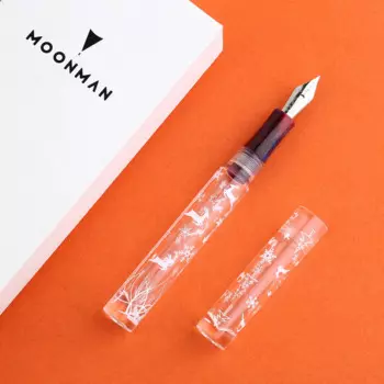 Перьевая ручка с капельницей Majohn C1, праздничная памятная версия Ф/М/фотопрозрачная чернильная ручка большой емкости, подарочный набор