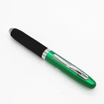 Перьевая ручка ZYCC карманная титановая с черным наконечником