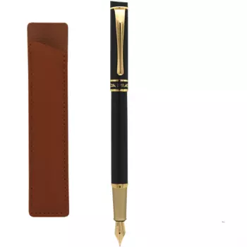 Перьевая ручка ZYCC с золотым текстом и иридиевым наконечником