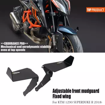 Переднее фиксированное крыло мотоцикла, улучшенное aerodynamic fin для KTM 1290 SUPER DUKE R с 2018 по 2023
