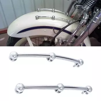 Переднее крыло мотоцикла, боковые накладки для Harley Heritage Softail Classic FLST FLSTC 1986-2017 хром